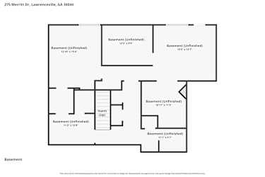 Floor plan 2 for 275 Merritt Dr