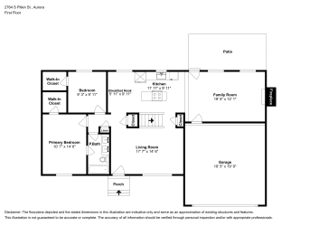 Floor plan 2 for 2764 S Pitkin St