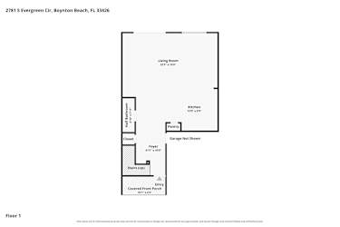Floor plan 2 for 2781 S Evergreen Cir