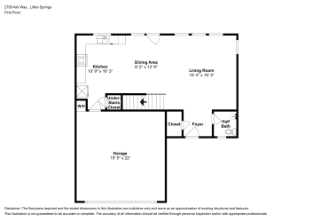 Floor plan 1 for 2785 Alix Way
