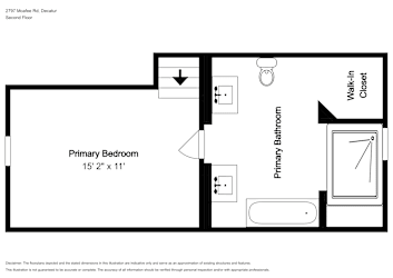 Floor plan 2 for 2797 Mcafee Rd