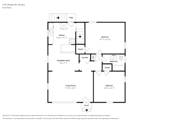 Floor plan 1 for 2797 Mcafee Rd