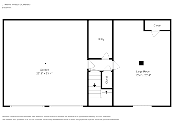 Floor plan 1 for 2799 Pine Meadow Dr