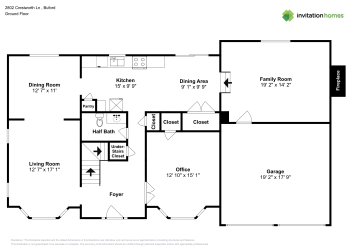 Floor plan 1 for 2802 Crestworth Ln