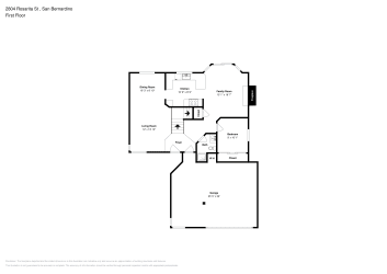 Floor plan 1 for 2804 Rosarita St