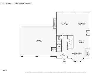 Floor plan 1 for 2813 Herring Pl
