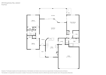 Floor plan 1 for 2819 Shaughnessy Way