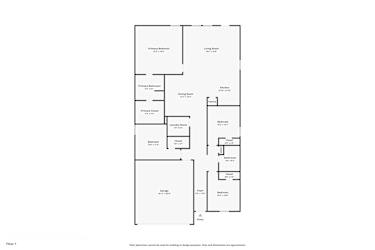 Floor plan 1 for 2819 Tennessee Walker Wy