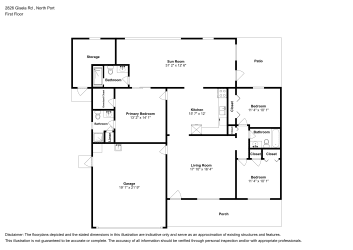Floor plan 1 for 2826 Gisela Rd