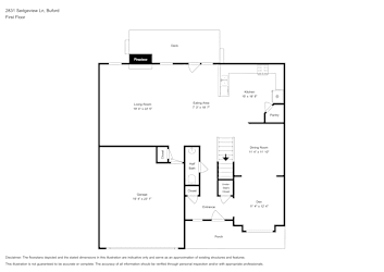 Floor plan 1 for 2831 Sedgeview Ln