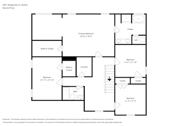 Floor plan 2 for 2831 Sedgeview Ln