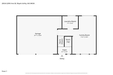 Floor plan 1 for 28324 229th Ave SE