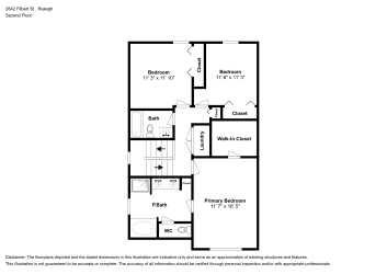 Floor plan 2 for 2842 Filbert St