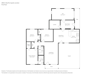 Floor plan 1 for 2850 S Gila Rd