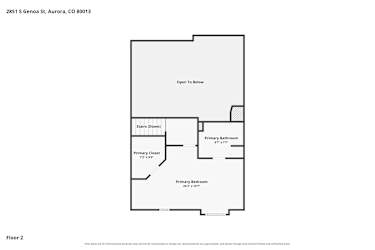 Floor plan 3 for 2851 S Genoa St
