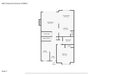 Floor plan 2 for 2851 S Genoa St