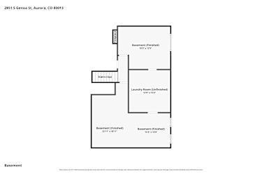 Floor plan 1 for 2851 S Genoa St