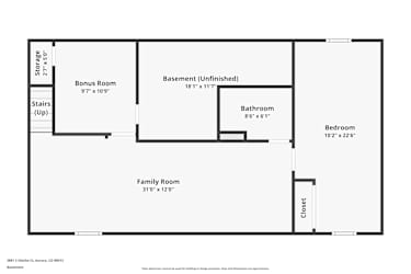 Floor plan 1 for 2881 S Olathe Ct