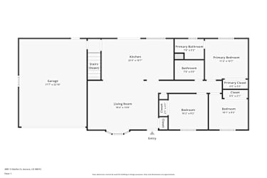 Floor plan 2 for 2881 S Olathe Ct