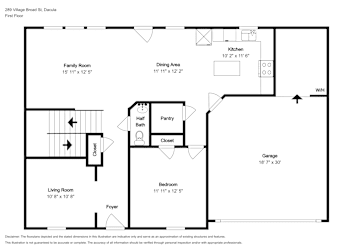 Floor plan 1 for 289 Village Broad St