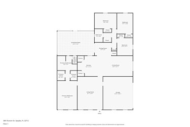 Floor plan 1 for 2891 Ruxton Dr