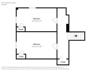 Floor plan 1 for 2916 Cocklebur Rd