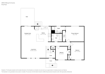 Floor plan 2 for 2929 S Biscay St