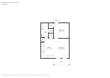 Floor plan 1 for 2930 Greenhorn Ave