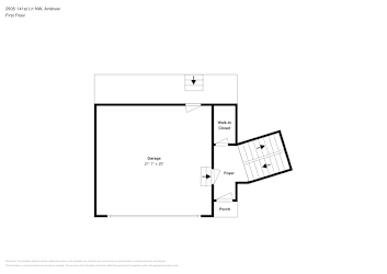 Floor plan 2 for 2935 141st Ln NW