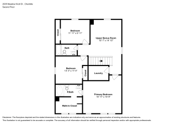 Floor plan 2 for 2935 Meadow Knoll Dr