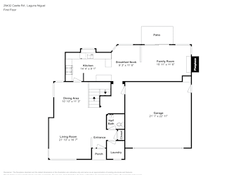 Floor plan 1 for 29432 Castle Rd