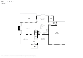 Floor plan 1 for 2955 Dacula Oaks Dr