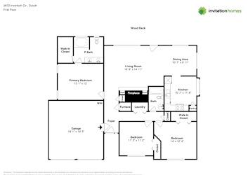 Floor plan 1 for 2972 Inverloch Cir