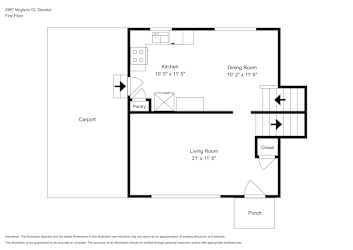 Floor plan 2 for 2987 Mcglynn Ct