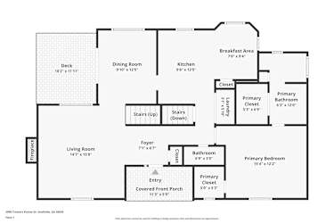 Floor plan 2 for 2990 Trotters Pointe Dr