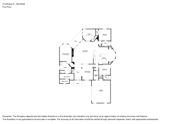 Floor plan 1 for 3 Calloway Ct
