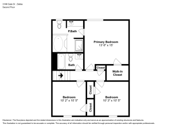 Floor plan 2 for 3 Mill Gate Dr