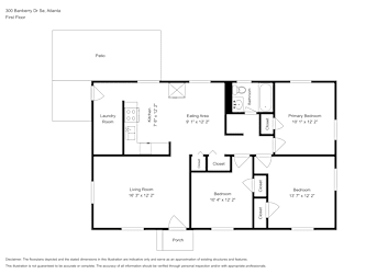 Floor plan 1 for 300 Banberry Dr Se