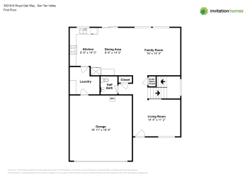 Floor plan 1 for 30019 N Royal Oak Way
