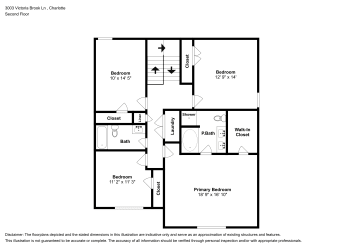 Floor plan 2 for 3003 Victoria Brook Ln