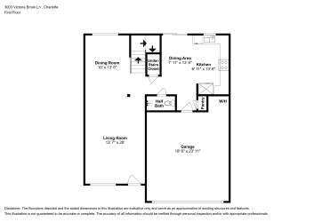 Floor plan 1 for 3003 Victoria Brook Ln