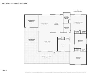 Floor plan 2 for 3007 N 79th Dr