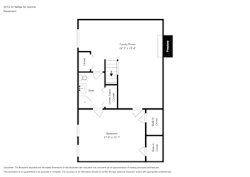 Floor plan 1 for 3013 S Halifax St