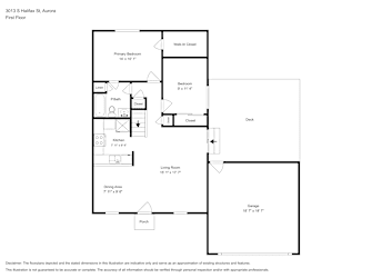 Floor plan 2 for 3013 S Halifax St