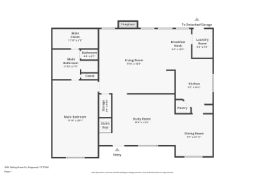 Floor plan 2 for 3018 Falling Brook Dr
