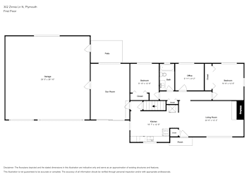 Floor plan 2 for 302 Zinnia Ln N