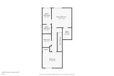 Floor plan 1 for 3020 Twin Creeks Ln