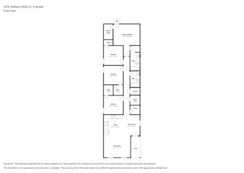 Floor plan 1 for 3032 Wallace Wells Ct
