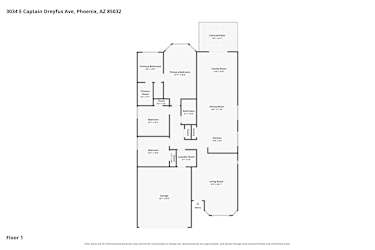 Floor plan 1 for 3034 E Captain Dreyfus Ave
