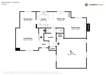 Floor plan 1 for 3035 SW 346th Pl